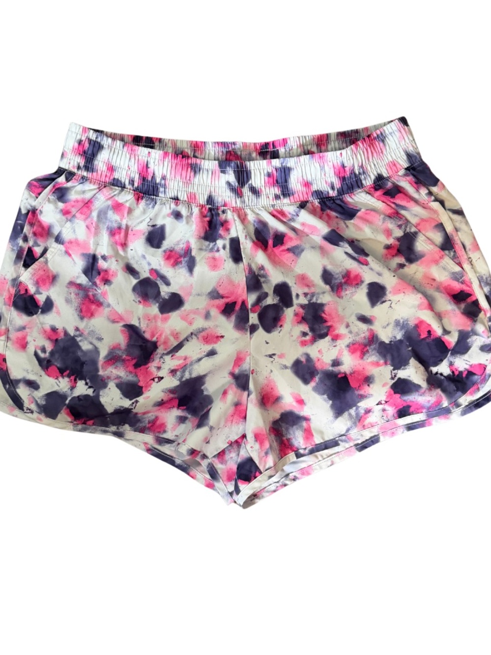 Columbia Pink and Purple Tie-Dye Athletic Shorts